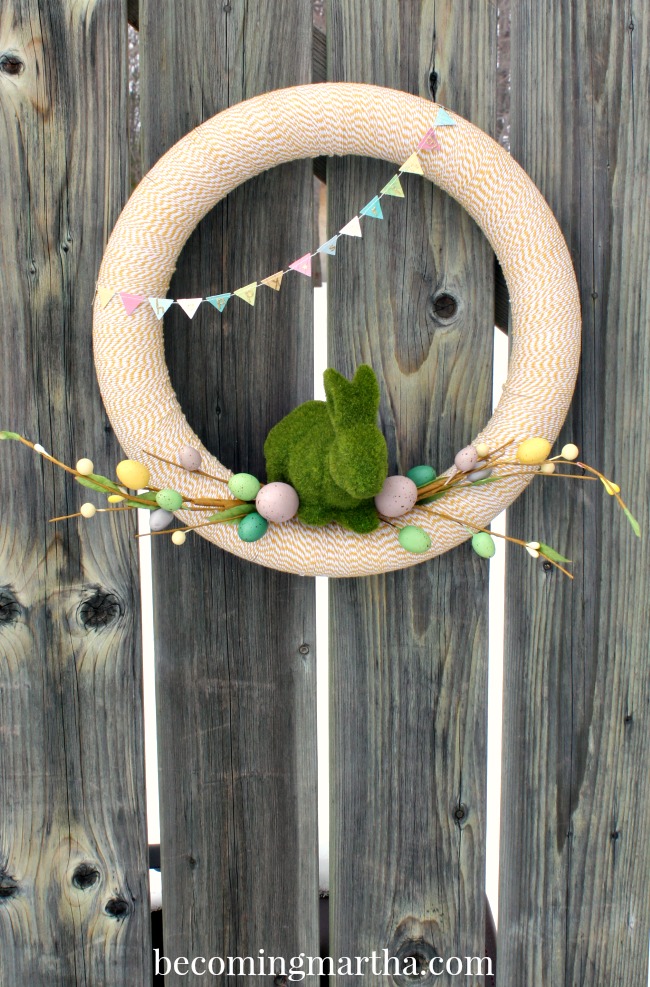 Baker’s Twine Easter Wreath