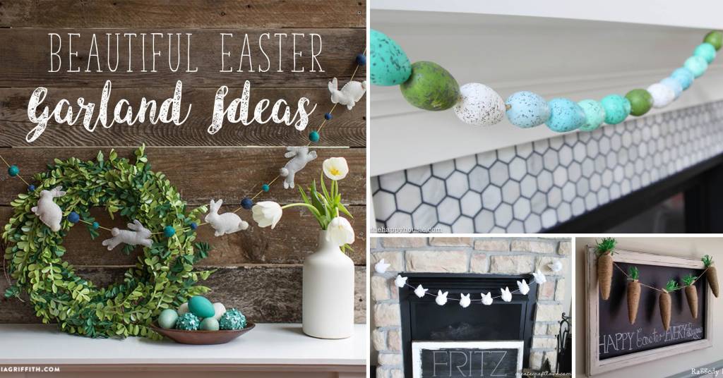 19 Beautiful Easter Garland Ideas Inspired by the Hues of Spring!