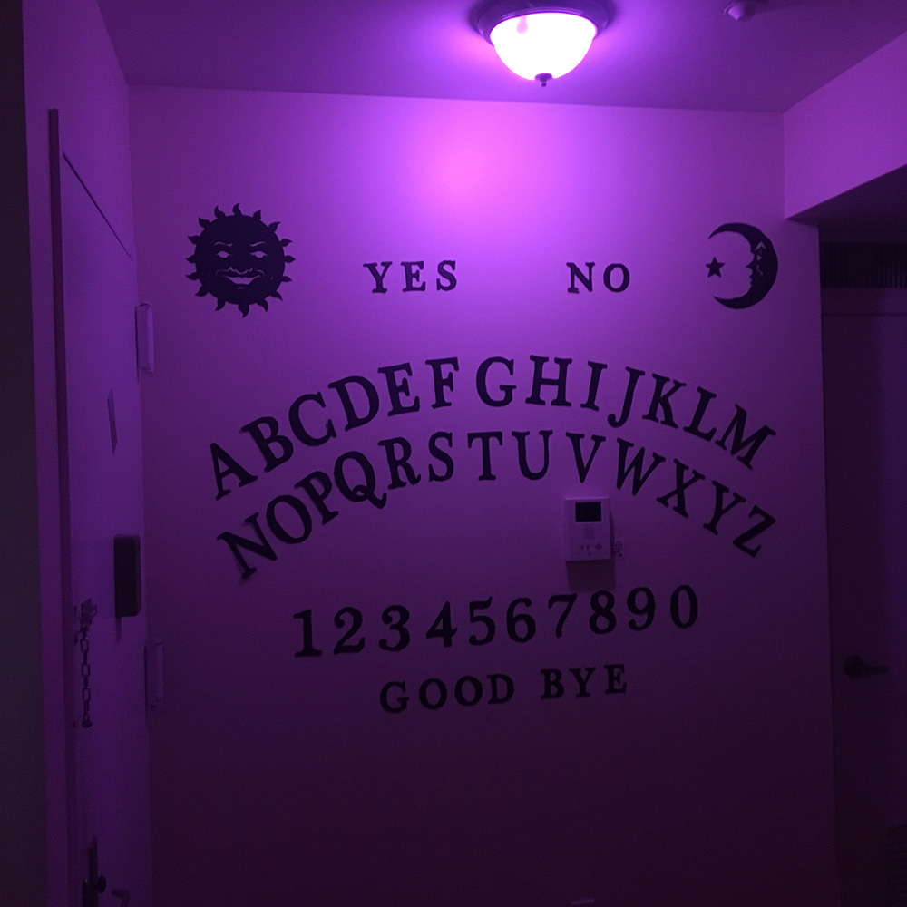 Ouija board wall decoration