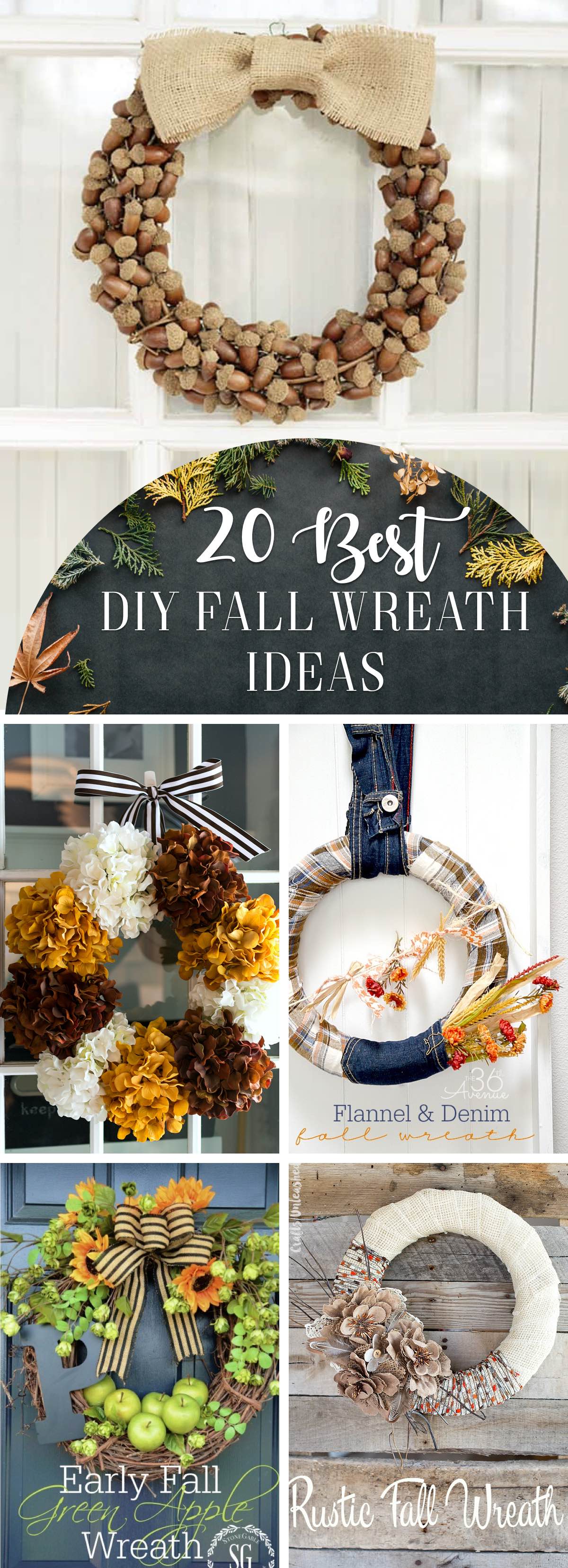 20 Diy Fall Wreaths That Pay The Perfect Tribute To Warm Colors Of The 